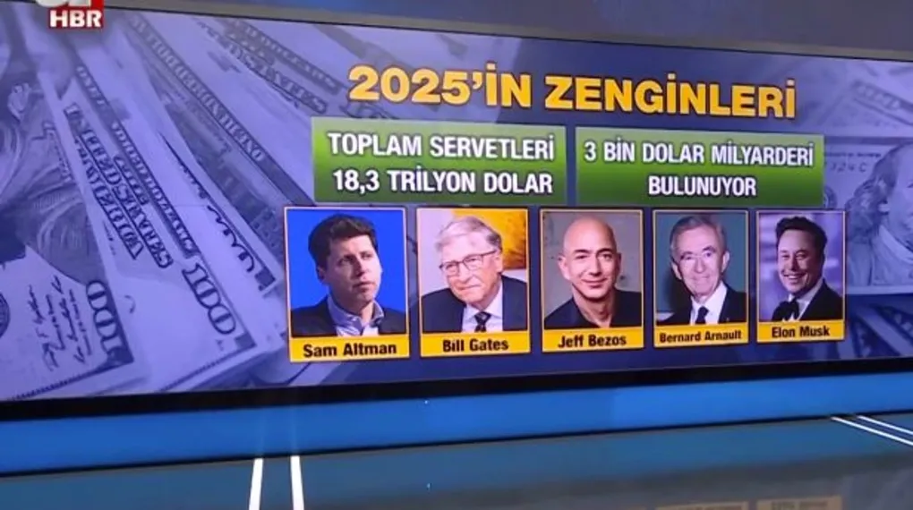 İşte 2025'in zenginleri!