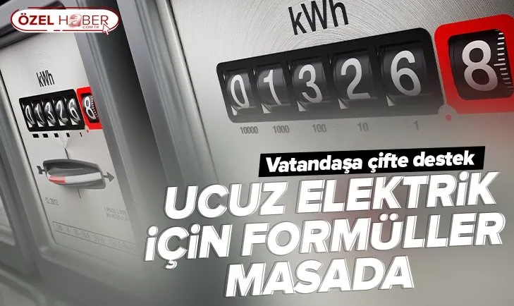 SON DAKİKA! Elektrikte indirim için formüller masada! Vatandaşa çifte destek