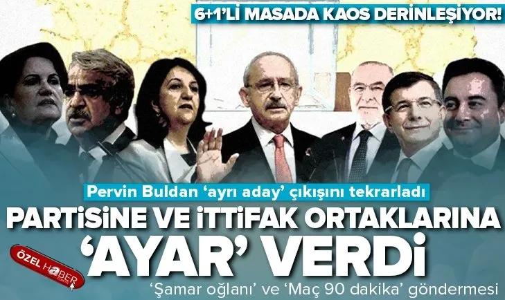 HDP ortaklarını hedef aldı: Şamar oğlanınız değiliz