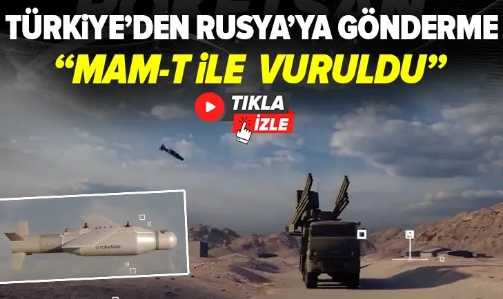 Rusya Türk SİHA'larını hedef aldı! Roketsan'dan gönderme! Pantsir MAM-T ile vuruldu