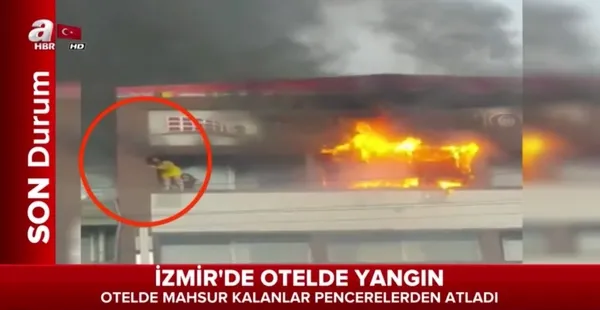 İzmir'de otel yangını - 1