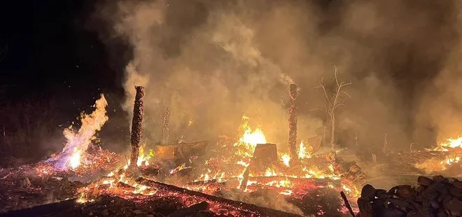 Sinop’ta çıkan yangında 5 ev zarar gördü