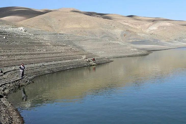 Sarımehmet Barajı’nda korkutan görüntü! Vatandaşlar endişeli