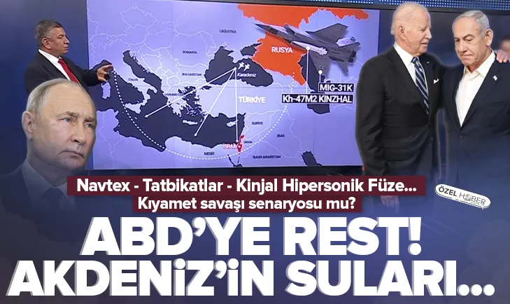ABD'nin savaş gemileri gönderdiği alanda Türkiye'den Navtex ilanı! Gemilerimiz tatbikat amacıyla bölgeye gidecek...