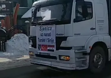 Sırbistan ve Bosna Hersek'ten Türkiye'deki depremzedeler için yardım tırları gönderildi