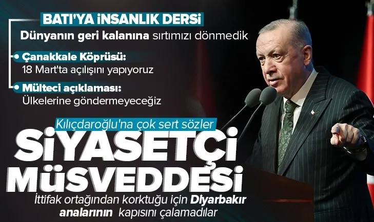 Son dakika: Başkan Erdoğan’dan Uluslararası İyilik Ödülleri programında önemli açıklamalar