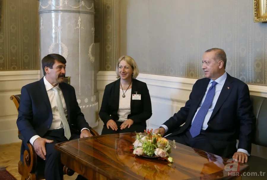 Başkan Erdoğan Janos Ader tarafından resmi törenle karşılandı 24
