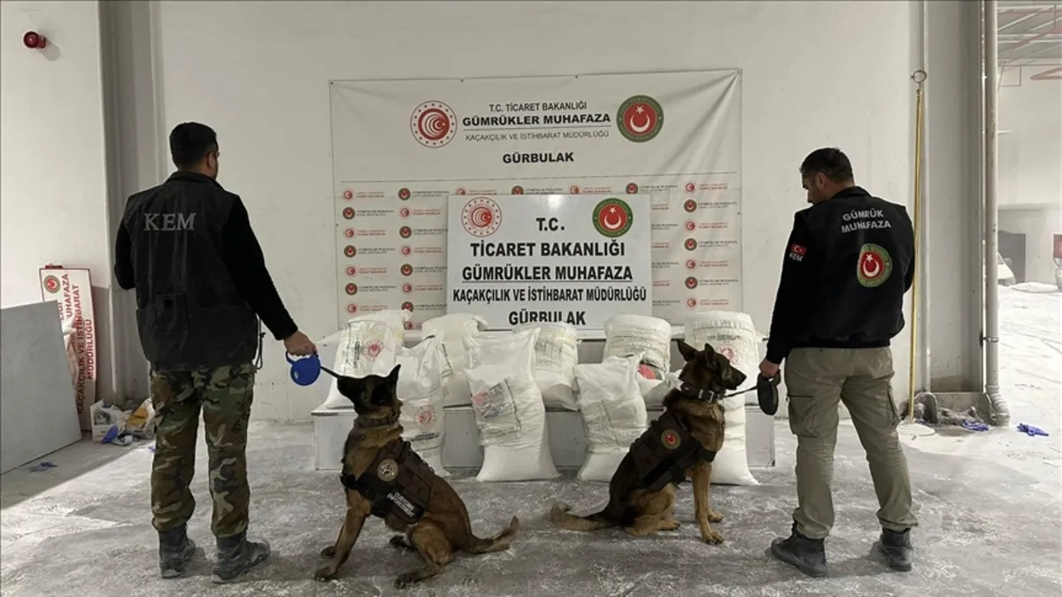 Gürbülak Sınır Kapısı'nda 1 ton uyuşturucu yakalandı