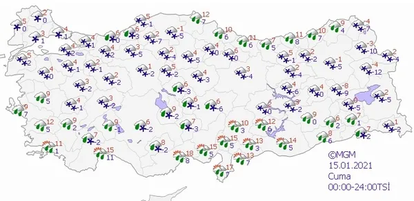 İstanbul'a 4 gün boyunca kar yağacak! Meteoroloji'den İstanbul'a kar yağışı uyarısı - 3