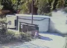 Freni boşalan kamyonun devrildiği kaza kamerada
