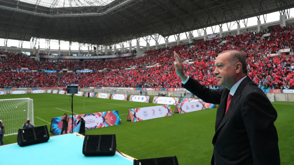 Başkan Erdoğan Diyarbakır Gençlik Festivali'nde konuşmasından kareler