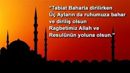 Resimli kandil mesajları: Kısa, uzun, dualı, hadisli ve resimli Regaip Kandili mesajı görselleri...