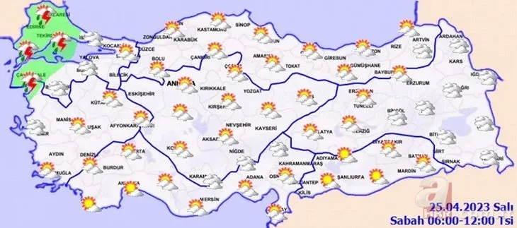 İstanbul’a oraj soğukları geliyor! Meteorolojiden 10 il için sarı kodlu uyarı: Kuvvetli sağanak bekleniyor