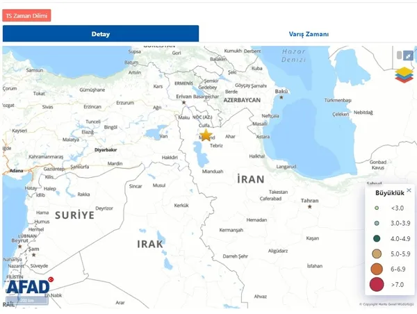 Son dakika! AFAD duyurdu: Van-İran sınırında deprem... | 2023 son depremler