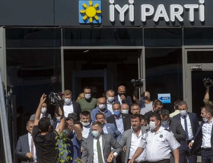 İYİ Parti Genel Merkezi’nde kavga! Partililer binayı bastı