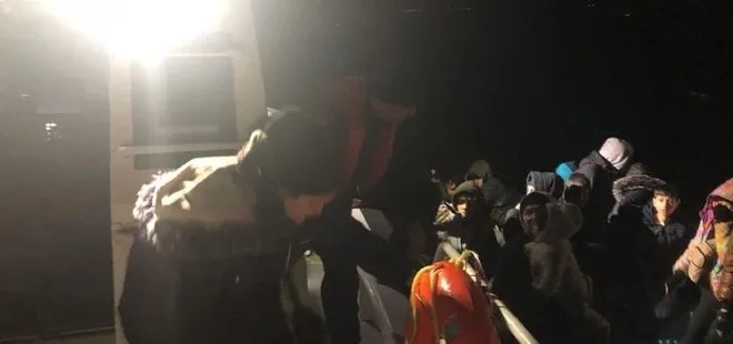 Çanakkale'de 24'ü çocuk 44 kaçak göçmen yakalandı