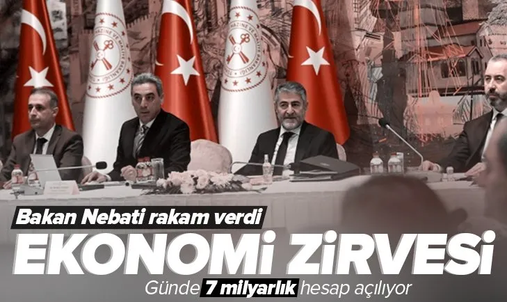 Son dakika: Hazine ve Maliye Bakanı Nureddin Nebati ekonomist ve akademisyenlerle bir araya geldi