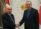 Başkan Erdoğan MHP lideri Bahçeli ile görüştü!