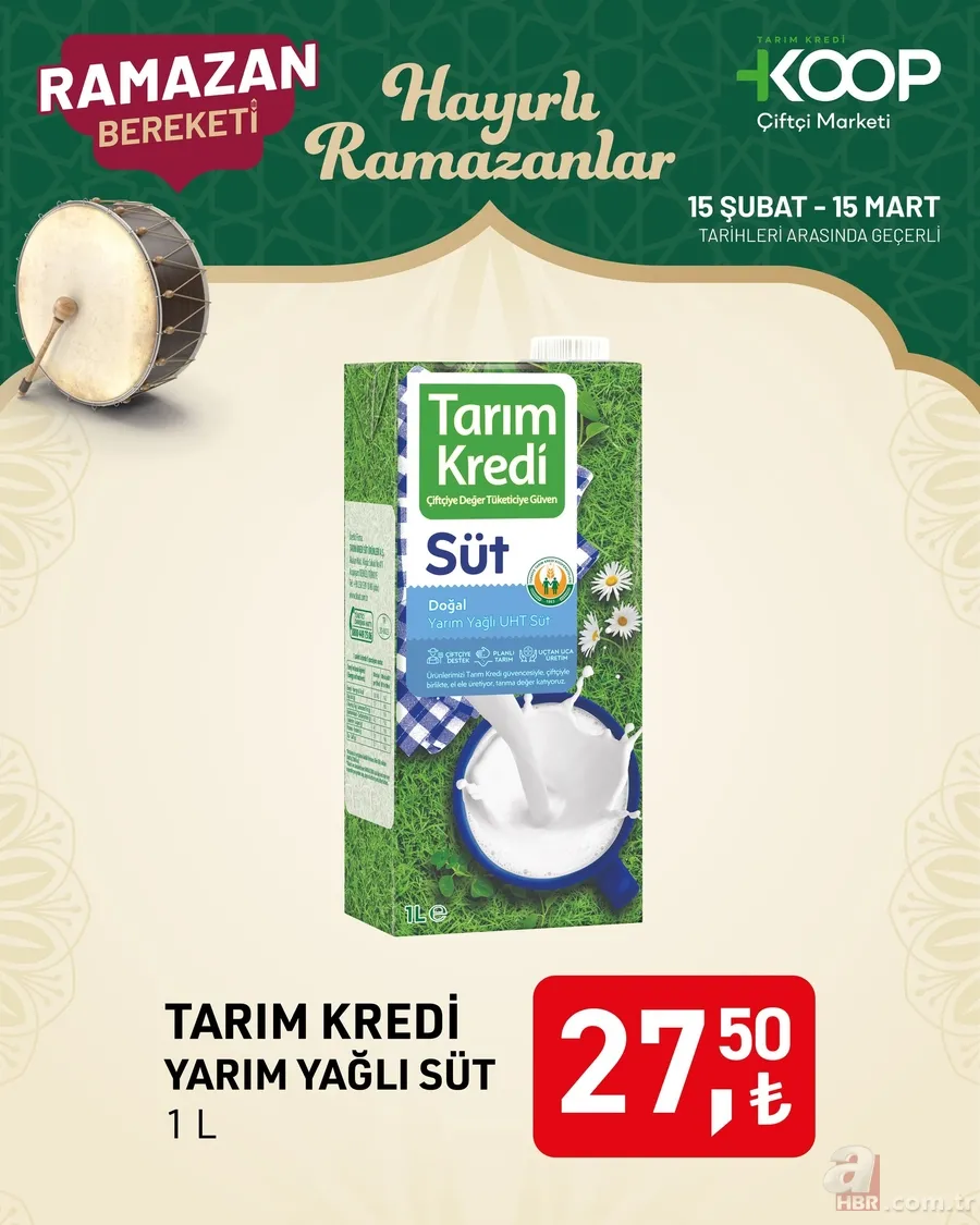 Tarım Kredi'de Ramazan Bereketi başladı! Uygun fiyatlar mutfağınızı dolduracak: Un 84.50 TL, mercimek 39.90 TL... 8
