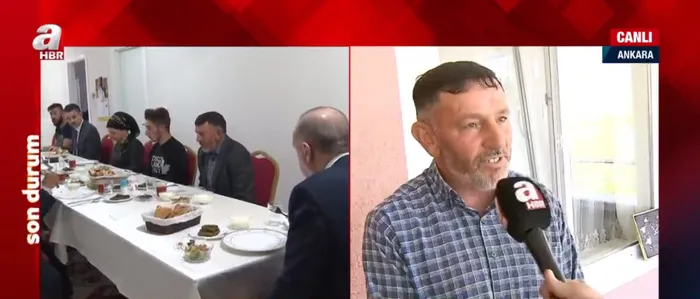 Başkan Recep Tayyip Erdoğan'ın sürpriz iftar ziyareti yaptığı aile yaşadığı heyecanı A Haber'e anlattı: Cumhurbaşkanımız imam oldu - 2
