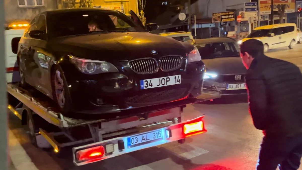 Drift yapan sürücüye ağır ceza