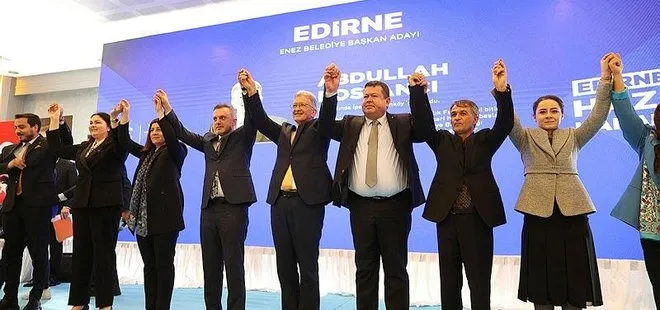 Cumhur İttifakı’nın Edirne ilçe başkan adayları belli oldu! İşte Cumhur’un Edirne ilçe başkan adayları...
