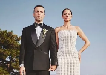 Demet Özdemir ile Oğuzhan Koç evlendi! İşte düğünden gelen ilk kare...