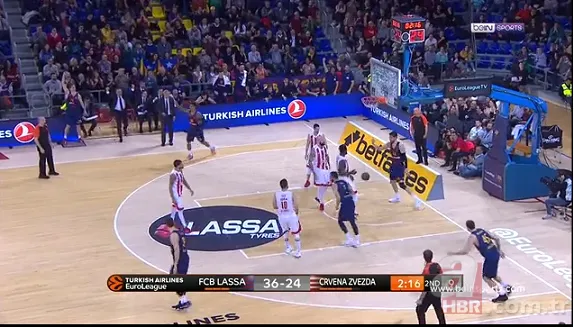 Barcelonalı yıldız basketbolcu potayı kırdı! İşte o görüntüler 1