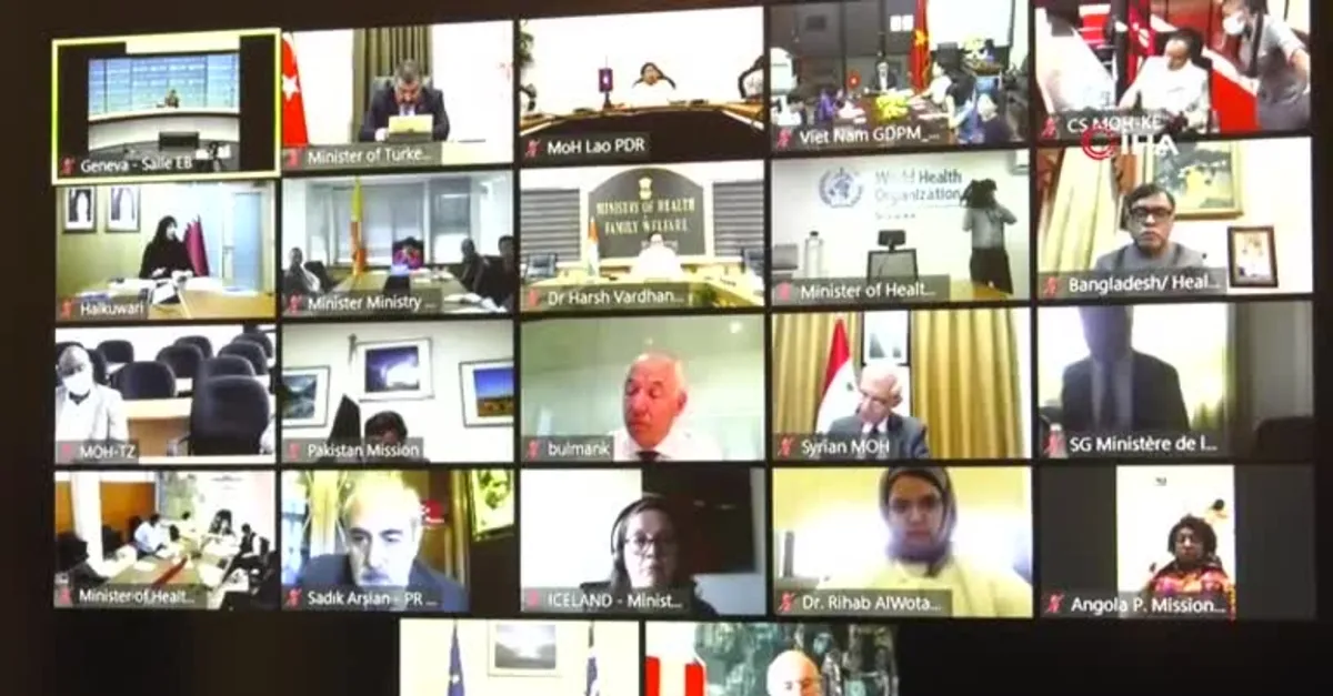 Son dakika: Sağlık Bakanı Fahrettin Koca, DSÖ’ye Türkiye’nin Covid-19 mücadelesini anlattı |Video