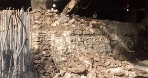 Yenikapı’da çıkarılan mendirekler parçalandı!