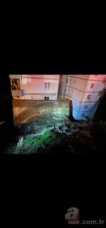 İzmir’de faciadan dönüldü! İstinat duvarı çöktü 88 daire boşaltıldı