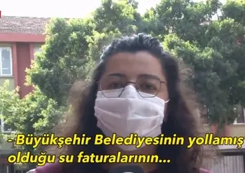 CHP'li Mersin belediyesi isyan ettirdi! Kullanmadıkları suya fatura geldi