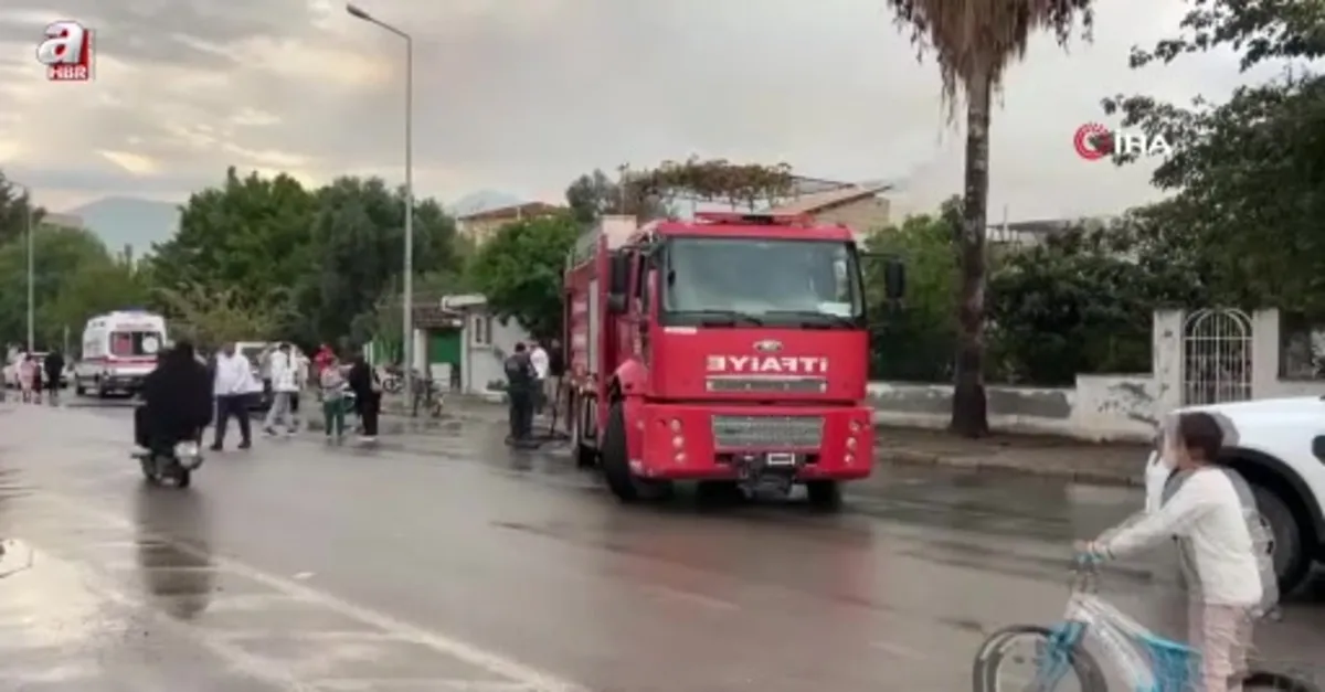 Müstakil ev alevlere teslim oldu