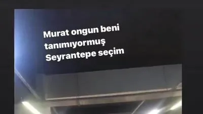 Murat Ongun beni tanımıyormuş