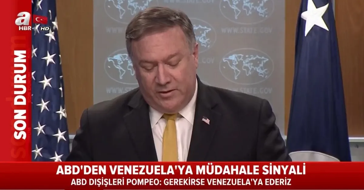ABD'den Venezuela'ya 'askeri güç kullanırız' tehdidi | Video