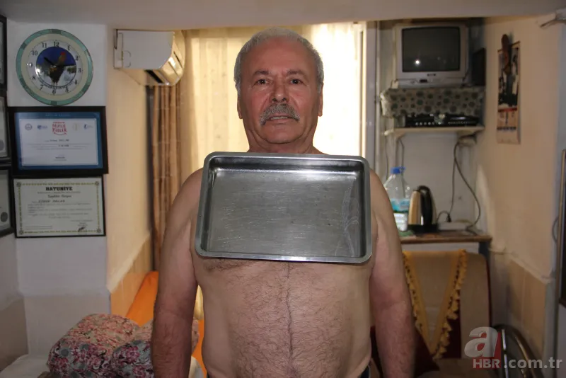 Şanlıurfalı 'mıknatıs adam' görenleri şok etti! Vücudunda bulunan bio enerji ile... 14