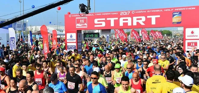 İstanbul Yarı Maratonu başladı