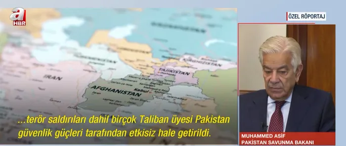 Pakistan Savunma Bakanı Muhammed Asif A Haber’de: Çatışmaların temel sebebi Afganistan’ın sınır ihlali