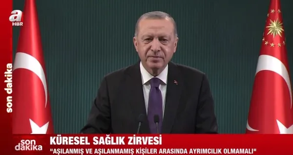 Son dakika: Başkan Erdoğan Küresel Sağlık Zirvesi'ne video mesaj gönderdi - 1