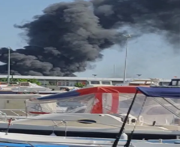 Son dakika | Beylikdüzü Su ürünleri Hali'nde korkutan yangın! - 1