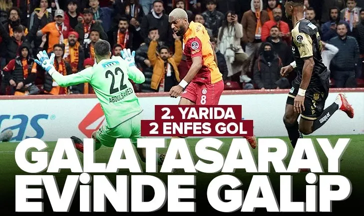 Galatasaray - Öznur Kablo Yeni Malatyaspor: 2-0 MAÇ SONUCU ÖZET