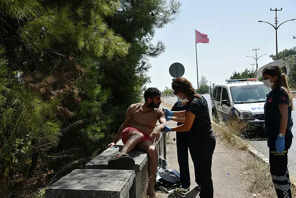 Ekipler son anda yetişti! 40 derece sıcakta yatarken bulundu - 1