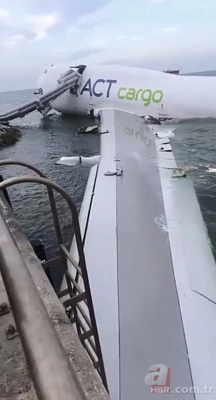 Hong Kong'da dehşet dakikaları! Türk kargo uçağı denize sürüklendi 13