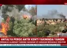 Son dakika: Antalyada orman yangını! A Haber muhabiri canlı yayında son durumu aktardı |Video