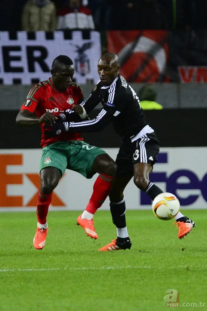 Lokomotiv Moskova - Beşiktaş maçından kareler 23