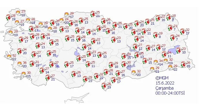 Son dakika: Meteorolojiden İstanbul dahil 7 il için gök gürültülü sağanak uyarısı | 5 günlük hava durumu tahmini - 6