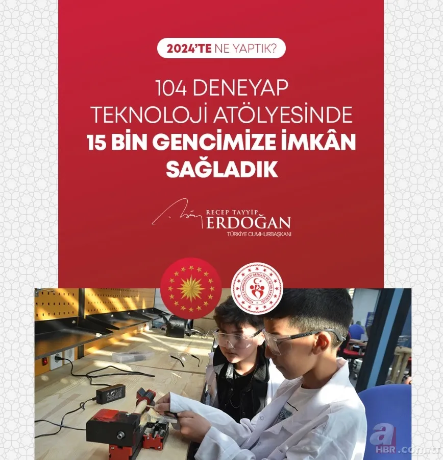 Başkan Erdoğan'dan 2024 değerlendirmesi: Hizmet ve projeleri tek tek sıraladı 19