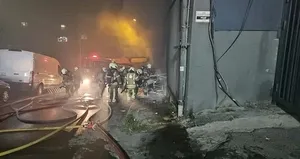 5 katlı bina alevlere teslim oldu!