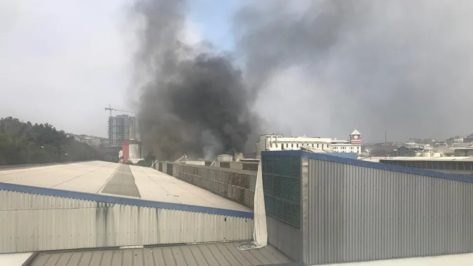 İstanbul'da fabrika yangını