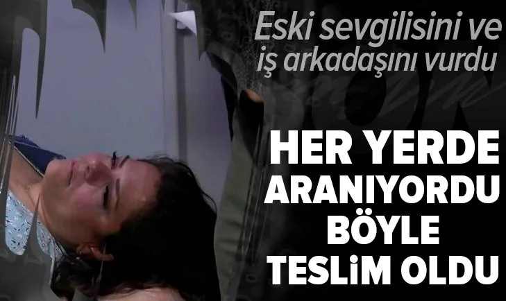 Eski sevgilisi ile iş arkadaşını vurdu takım elbiseyle teslim oldu!
